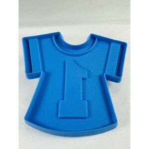 Vintage 1984 Hallmark Cards #1 Jersey Blue Imprint Cookie Cutter 3.75 Inch